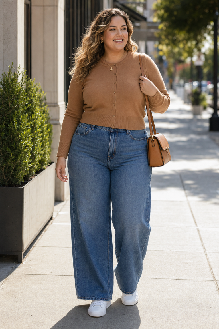 24 Fall Outfits for Plus Size Women That Work All Season
