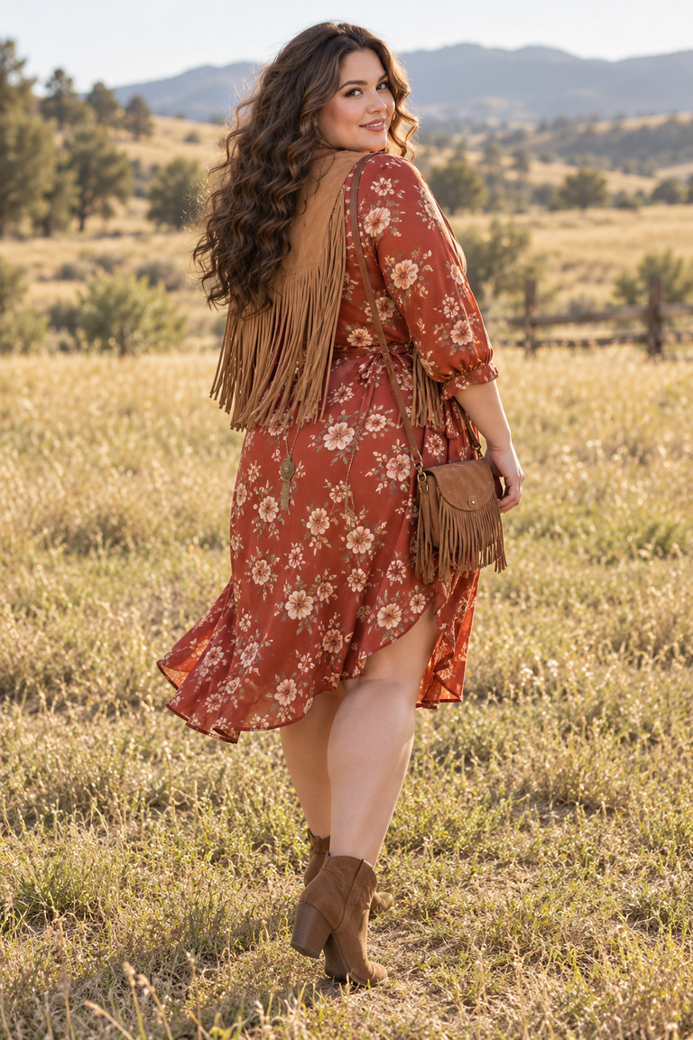 25 Plus Size Boho Outfits for Easy, Flattering Everyday Style